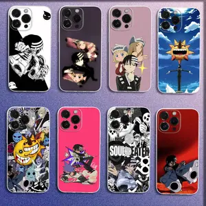 S-Soul E-Eater Death the Kid Phone Case For iPhone 16,15,14,13,12,11 Plus,Pro,Max,XR,XS,Plus,E,Mini Transparent Cover