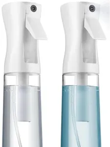 2 Pack Continuous Spray Bottles - Ultra Fine Mist Sprayer | Water Spray Bottle For Hair Mister Spray Bottle.