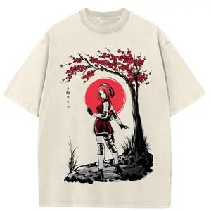 Sakura Haruno Shirt, Naruto Graphic T-Shirt, Vintage Naruto Japanese Art Graphic Tee, Anime Manga Shirt, Graphic Tee, Menswear Womenswear Streetwear