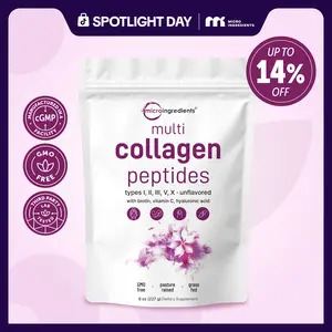 Micro Ingredients Multi Collagen Peptides Powder, 8oz
