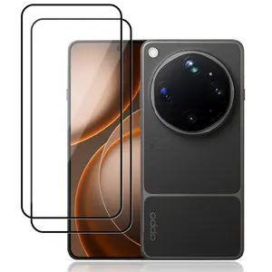 2-Pack Oppo Find X9 Ultra 5g HD Transparent Tempered Glass Film, Durable and High-Definition Design, Perfect Fit for Oppo Find X9 Ultra 5g