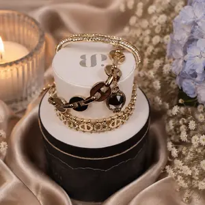 BP Halloween Stack - The Charms That Bind (Removable Charm) - Lab Created Stones, Gold Plating