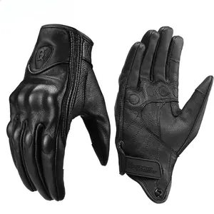 Motorcycle Gloves, Full Finger Retro Motorcycle Gloves, Touch Screen Motorcycle Gloves, Racing Gloves, Motorcycle Riding Gloves, Motorcycle Accessories for Men & Women