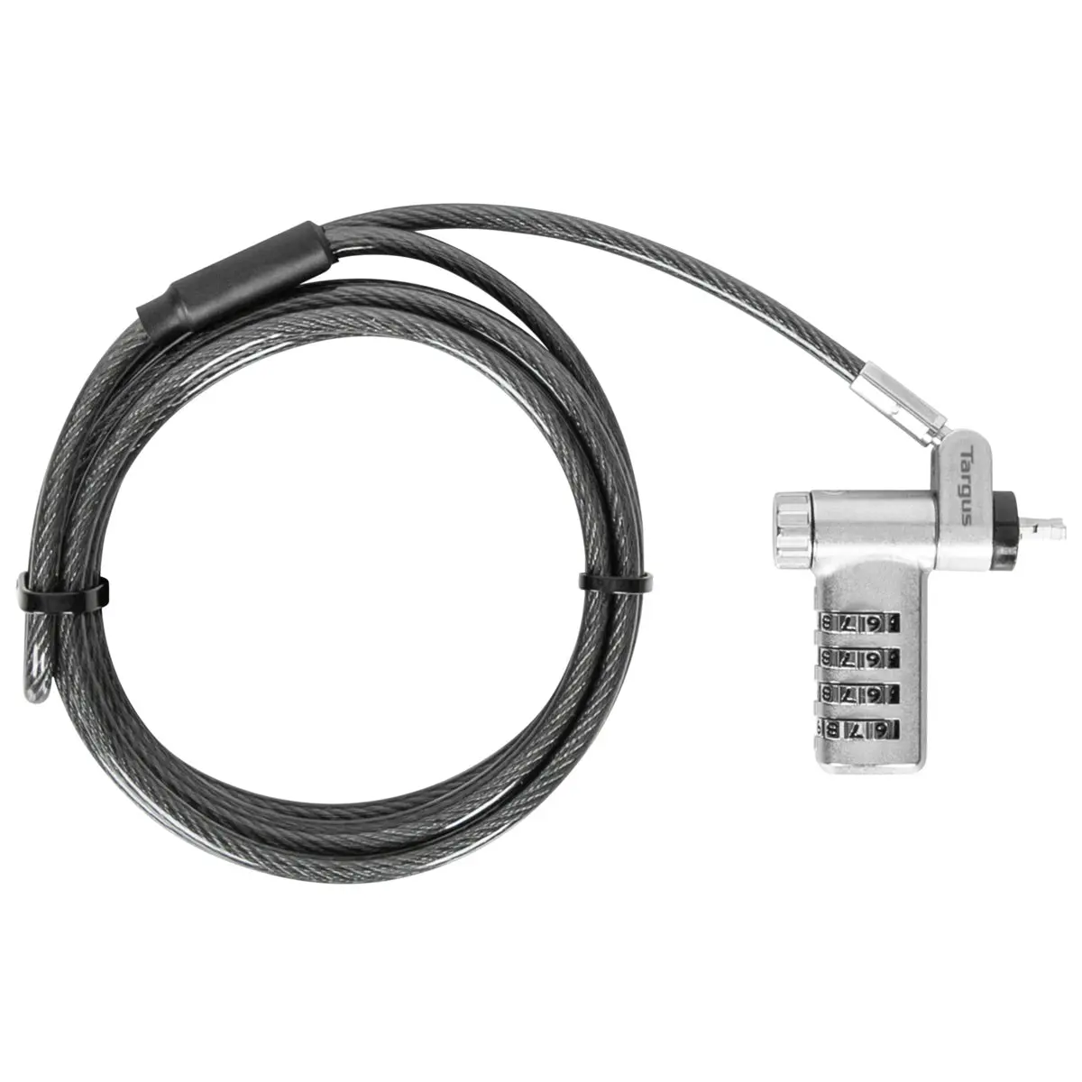 Targus DEFCON™ Ultimate Universal Resettable Anti-Theft Code Lock Combination Padlock - Keyless Entry, Universal Lock Slot Fit, Oversized Slots, Device Securing Hardware, Anti-Theft Combination Padlocks, Code Lock Combination Padlocks