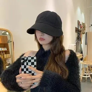 Women's Waffle Pattern Fisherman Hat Duckbill Cap Fashionable Versatile Sunshade Hat for Spring and Summer, Sun Protection