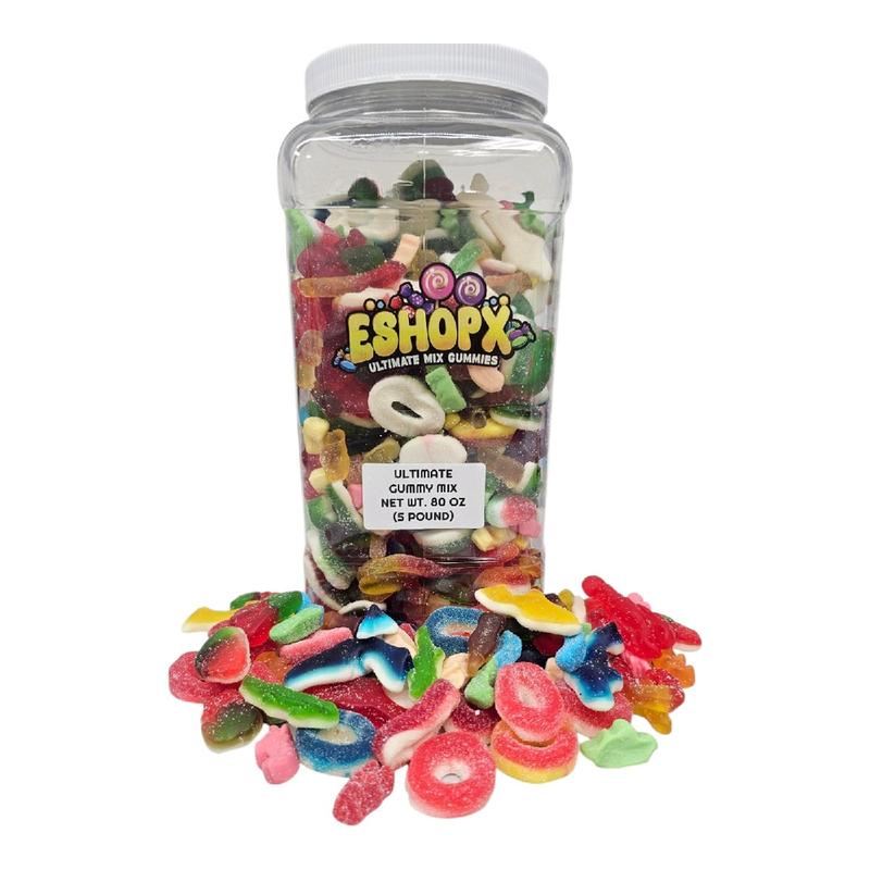 Ultimate Pick N Mix Gummy Candy 1Ib 2lb 3lb and 5lb Mix Sweet Sour Snack Chewy Variety Bag Sugar Bonbon Candies bear