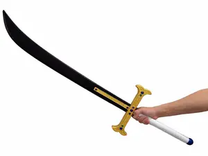 Kinstore 47" Yoru Mihawk PU Foam Sword of One Piece for Cosplay Replica Anime Costume