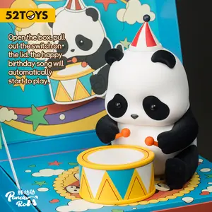 52TOYS Panda Roll 300 Limited Edition - Birthday Drummer Kawaii Creative Gift Room Decor Desktop Decoration Gift for  Birthday Party