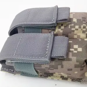 Unisex Outdoor Durable Dual-Flashlight Bag, Multi-Functional Vest Attachment Pack, Portable Edc Tool Storage Bag, Essential Gear Organizer