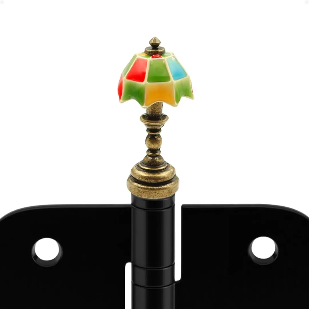 Vintage Lamp Hinge Heads Decorative Topper - Magnetic Head Home Decoration Door (Multi/Bronze)