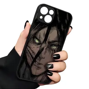Attack on Titan themed matte finish phone case - compatible with iPhone 17, 16, 15, 14, and 13.