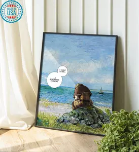 Vinland Saga poster, Thorfinn, colored Manga Poster,  4K Wall Print, Manga Van Gogh Style Painting, Japanese Wall Art