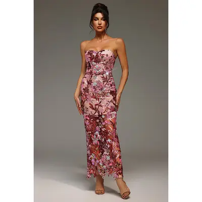 abyss deep cowl sequin maxi dress Sequin & Glitter Dresses
