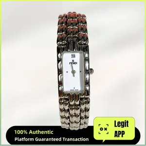 Fendi Vintage Bracelet Quartz Watch - White Dial, Steel Bracelet Ladies Watch 13518103