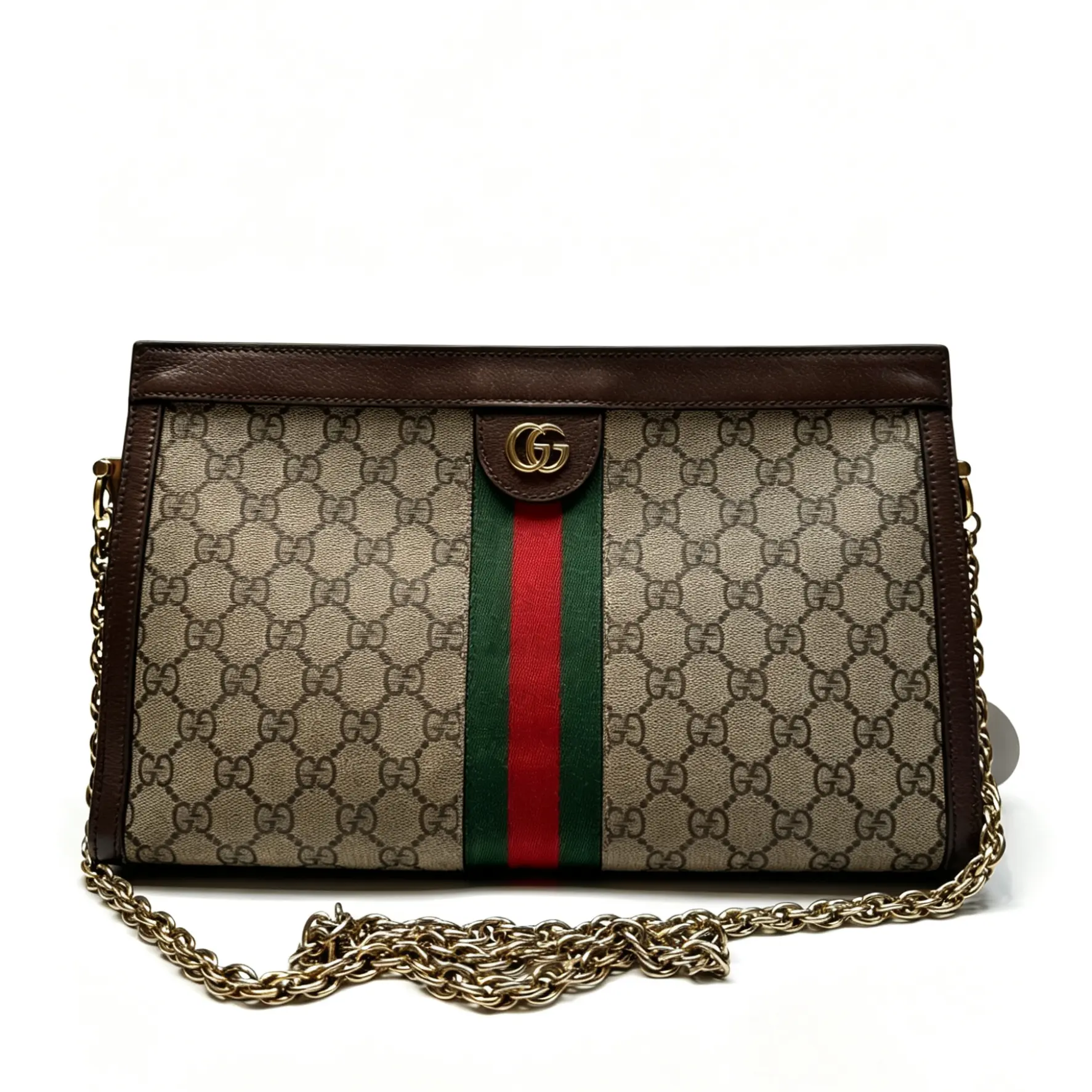 Pre-owned GUCCI Ophidia GG Medium Shoulder Bag