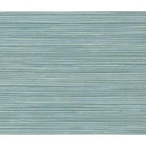 Teal Faux Grasscloth Wallpaper