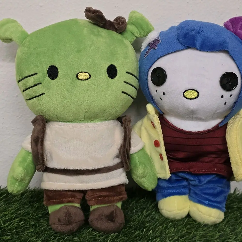 CORALINE KITTY PLUSH + Free keychains/Stickers/TCG