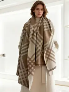 Tactical Cotton Shemagh Scarf.New women's reversible two-tone shawl, available in multiple colors, fashionable thick warm scarf, paisley print design, versatile autumn and winter casual accessory Style Soft Material moo moo and scarf set poncho