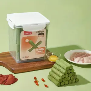 Freeze Dried Cat Grass Dental Chews, 18.3oz (518g) | Long-Lasting Treats for Gentle Hairball Control & Teeth Cleaning, Crunchy Catnip Snack for Indoor Cats