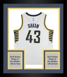 Framed Pascal Siakam Indiana Pacers Autographed Nike White Association Swingman Jersey - Fanatics Authentic Certified