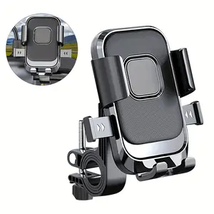 Creative motorcycle mobile phone holder, shockproof and rotatable 360 degrees, navigation without dropping! Suitable for navigation use on motorcycles, cruisers electric bicycles and bicycles.