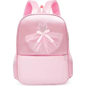 Cute Ballet Dance Backpack Tutu Dress Dance Bag with Key Chain Girls
