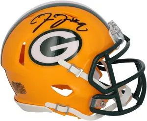 Josh Jacobs Green Bay Packers Autographed Riddell Speed Mini Helmet - Fanatics Authentic Certified