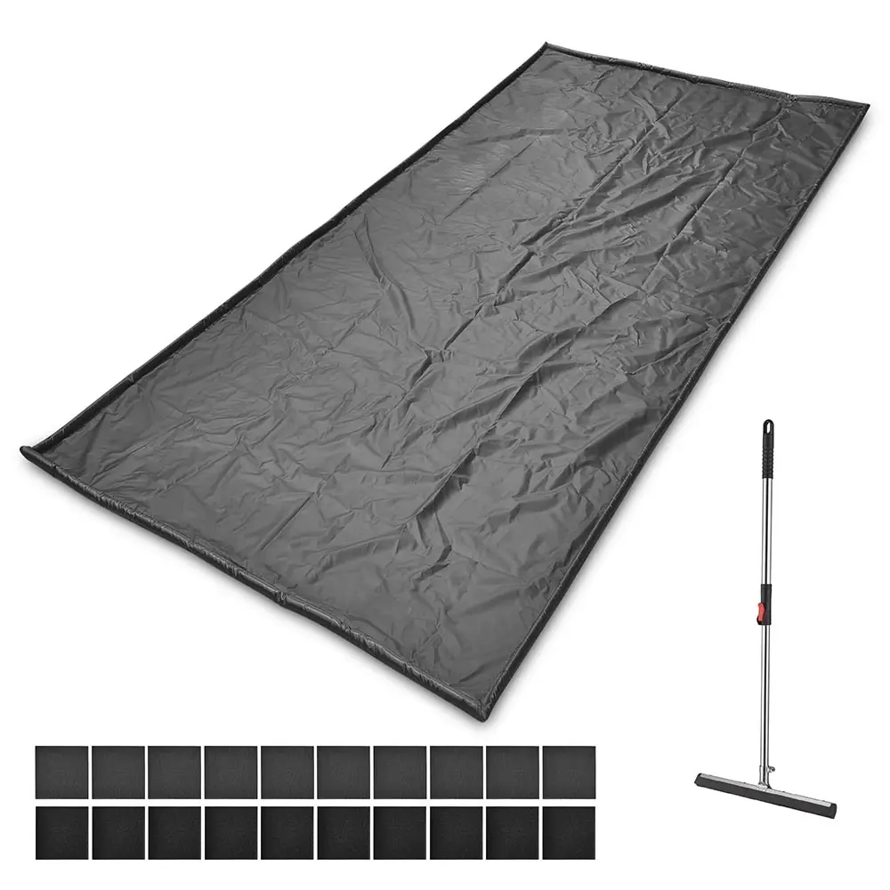 Yescom Garage Floor Containment Mat for Snow, Rain, or Sudsy Rinse