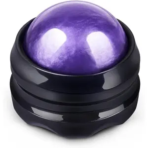 Manual Massage Roller Ball - Massager and Therapy Tool for Sore Muscles, Shoulders, Arms, Neck, Back, Feet, Body, Deep Tissue, Stiffness, Joint Pain, Stress Relief