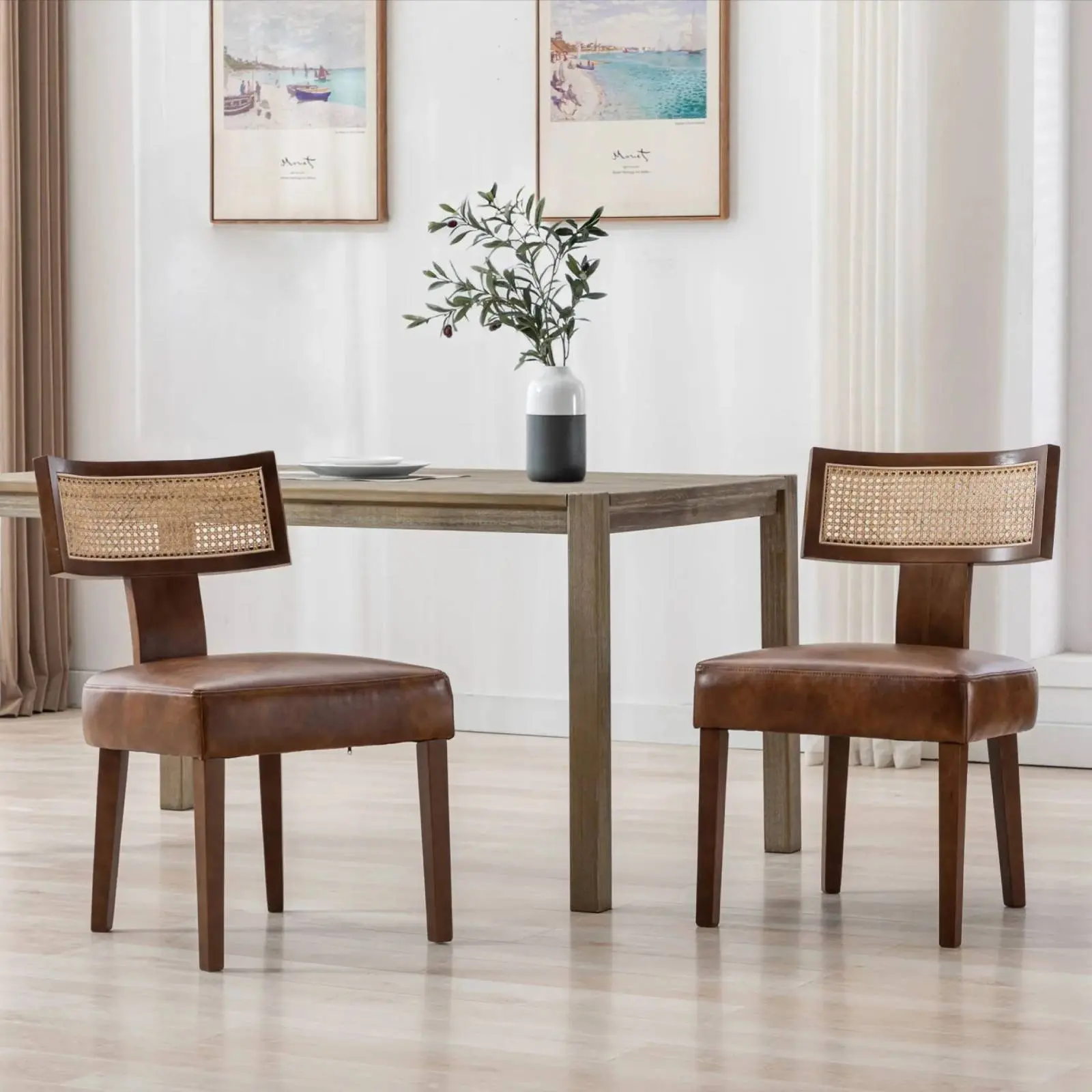 PU Brown · Natural Legs