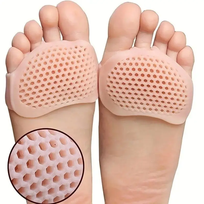 Silicone Heel Protection Pad Set, Comfortable Forefoot Cushion for Men and Women, Durable Shoe Inserts for Daily Wear, Shoe Insole, Lightweight Insoles