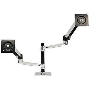 Ergotron 45-248-026 LX Dual Stacking Arm for Displays up to 24" N/R