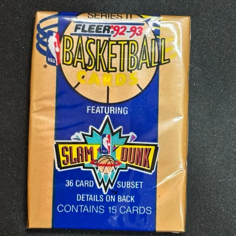 Fleer 1992-93 Series II Basketball Cards - 15 cards Collectible Trading Card Pack