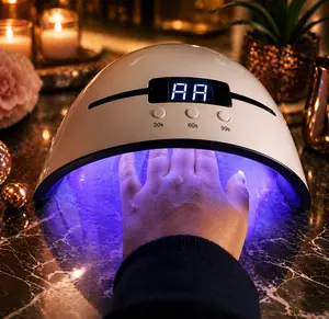 36W UV LED Nail Lamp Nail Dry Machine for Gel Nail Polish - Home Manicure Making Tools with Auto Sensor & 4 Timers, Ideal for Salons and Cutics