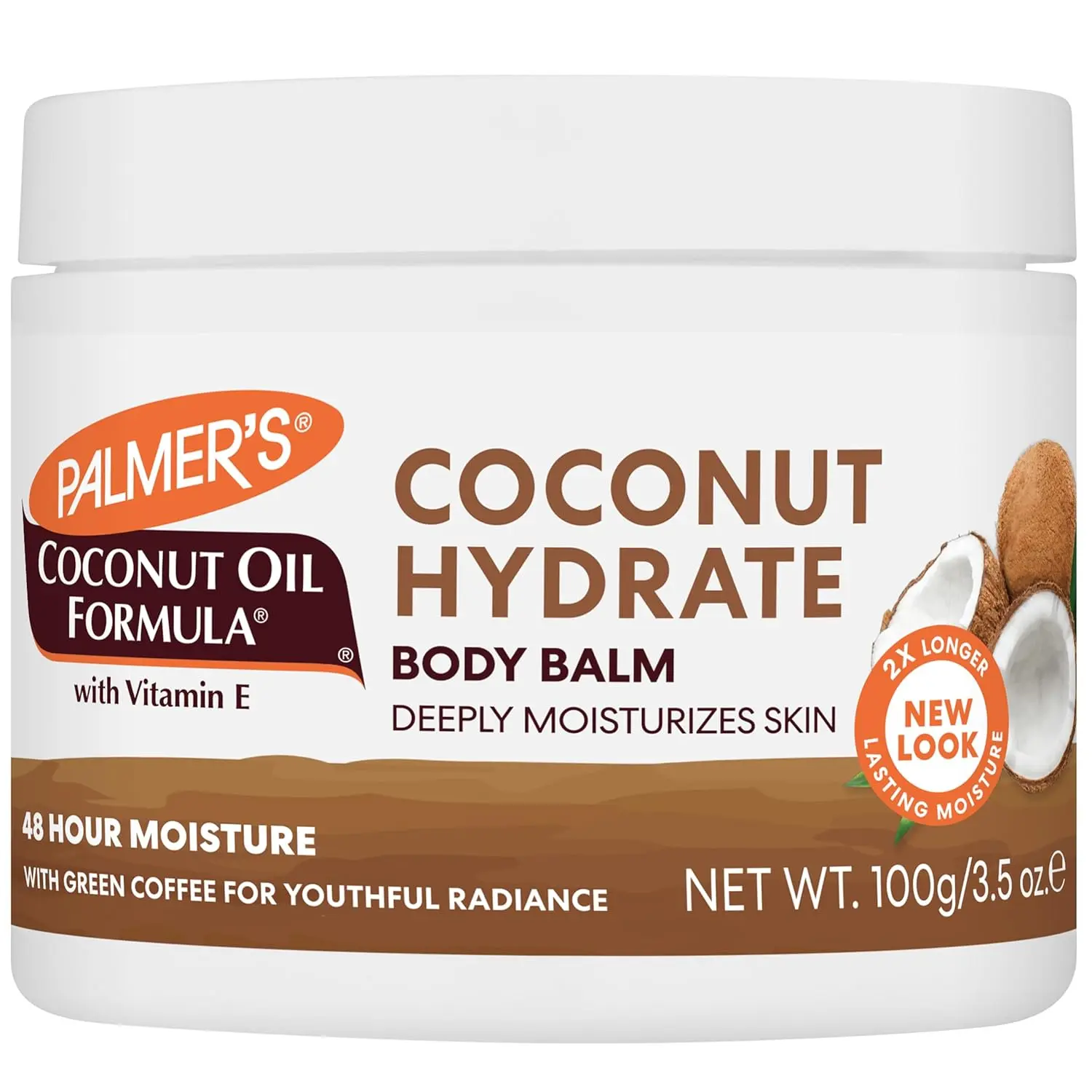 Palmer's Coconut Oil Formula Body Balm with Green Coffee Extract 3.5 Ounce Deeply Moisturizes Skin with Vitamin E for Youthful Radiance