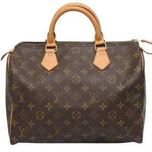Pre-owned Louis Vuitton Coated Canvas Tote Bags Monogram Speedy 35