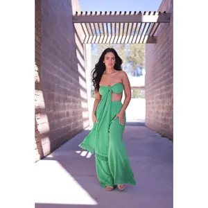 Green - Vacation Vibes Pant Set