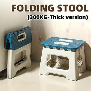 Folding Step Stool Portable 1pc, Non Slip Plastic Stool Heavy Duty 310 lbs, Collapsible Lightweight Step Stool for Kitchen Bathroom Bedroom Home Use