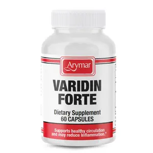 Arymar Varidin Forte - 60 Capsules with Diosmin Hesperidin & Rutin for Healthy Circulation and Reduced Inflammation