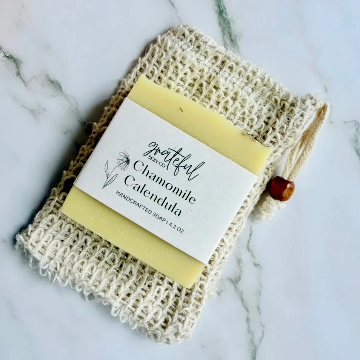 Exfoliating Soap Saver Bag | Natural Sisal