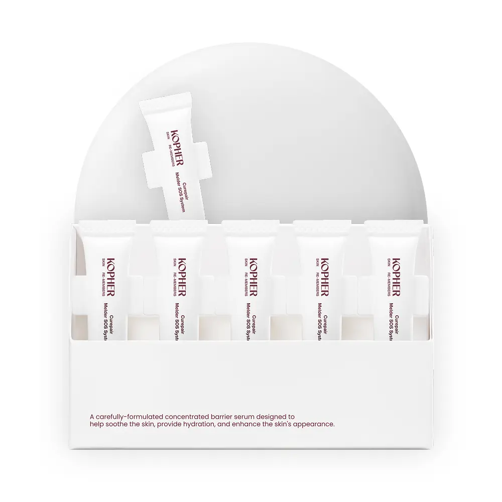 [KOPHER Official] Melder SOS System Serum 20 Tubes l Hydrating Facial Serum, 10-Growth Factors (EGF+), Niacinamide, Centella, Intensive Barrier Repair for Sensitive Skin, Glass Skin Treatment, Korean Skin Care, 1.01 fl.oz.