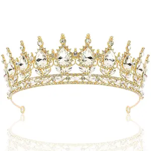 Crown  Tiara for Women -  Wedding Tiara for Bride, , Princess, Quinceanera, Headpiece for Birthday, Prom, Pageant, Halloween,