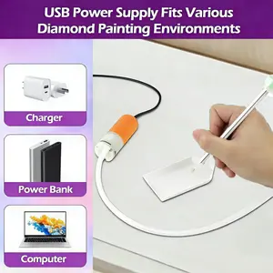 Bad eyesight & shaky hands ruining your diamond art? This electric suction pen picks gems perfectly every time!