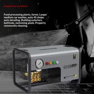 Wall-mounted car washer for car wash shops, commercial farms, and high-power high-pressure floor cleaning machines