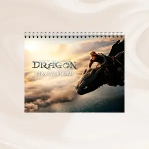2026 Universal World How To Train Your Dragon Toothless Wall Calendar, Toothless Dragon Home Decor Disneyland Family Gift For Fan