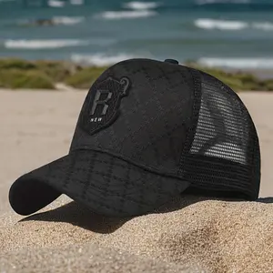 Breathable Men's High-end Mesh Cap Summer Baseball Cap Casual Trucker Hat