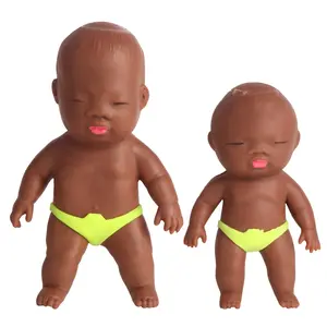 2 Pack Funny Stress Balls Squeeze Doll Toys Little Cute Baby Doll Squeeze Soft Toys for Adults for Stress Relief, Funny Present Idea for Home or Office