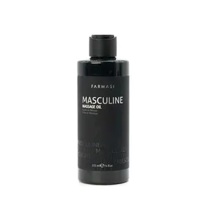 Farmasi Masculine Fragrance Massage Oil 225ml - Ideal for Relaxation and Muscle Relief