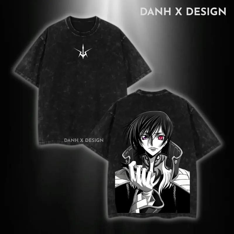 “Lelouch vi Britannia Code Geass Vintage Oversized Tee – Retro Washed ...
