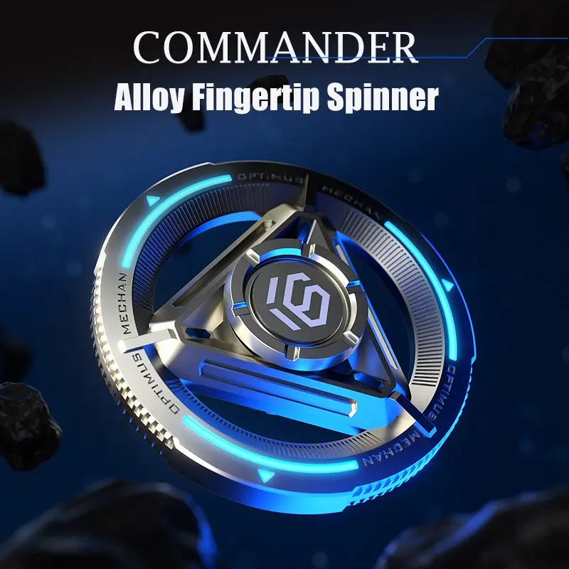 YIJOO Luminous Fidget Spinners Metal Finger Hand Spinner Removable Relieve Stress Release Anxiety Toys Gifts for Adults Stress Relief Fidgets Stress Relief Gadgets Stress Relieving Accessory